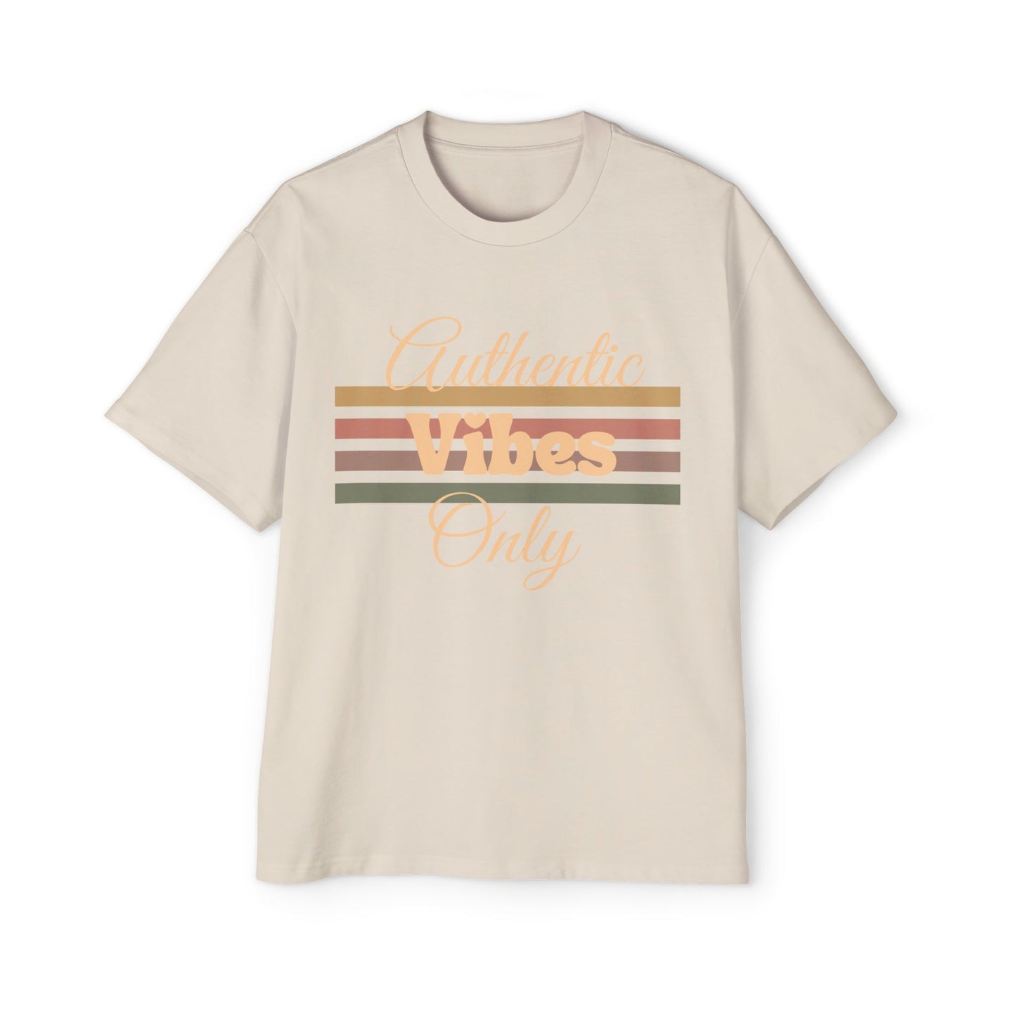 Authentic Vibes Only Oversized T-shirt