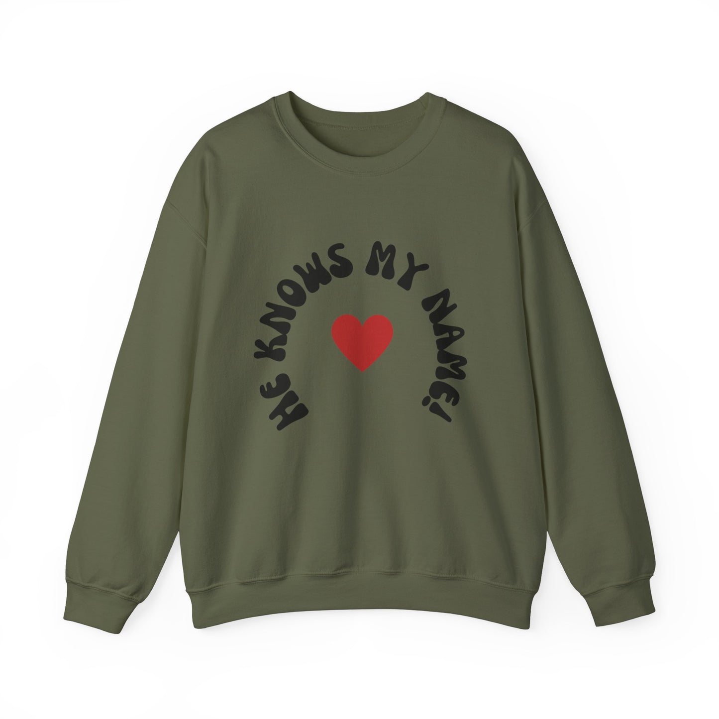 He Knows My Name Crewneck Sweatshirt