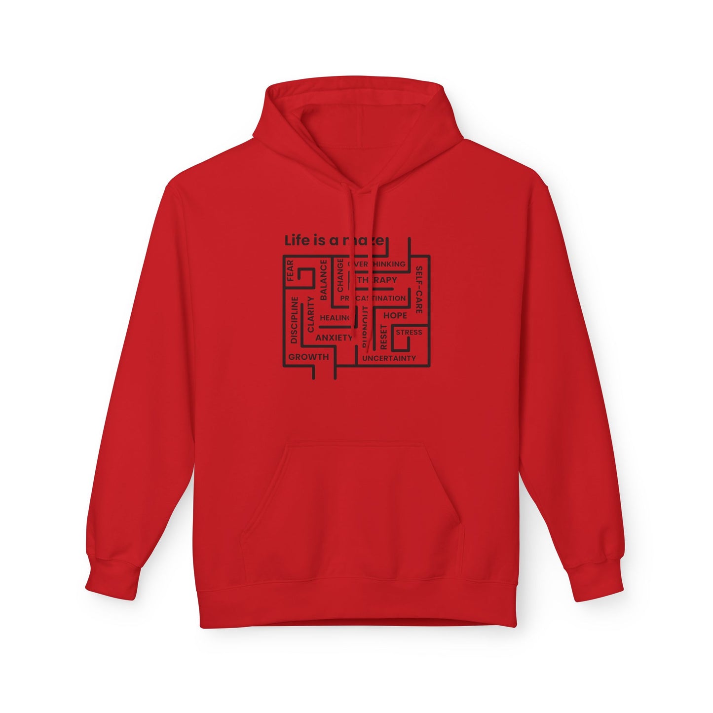 Inspirational Life is a Maze Hoodie