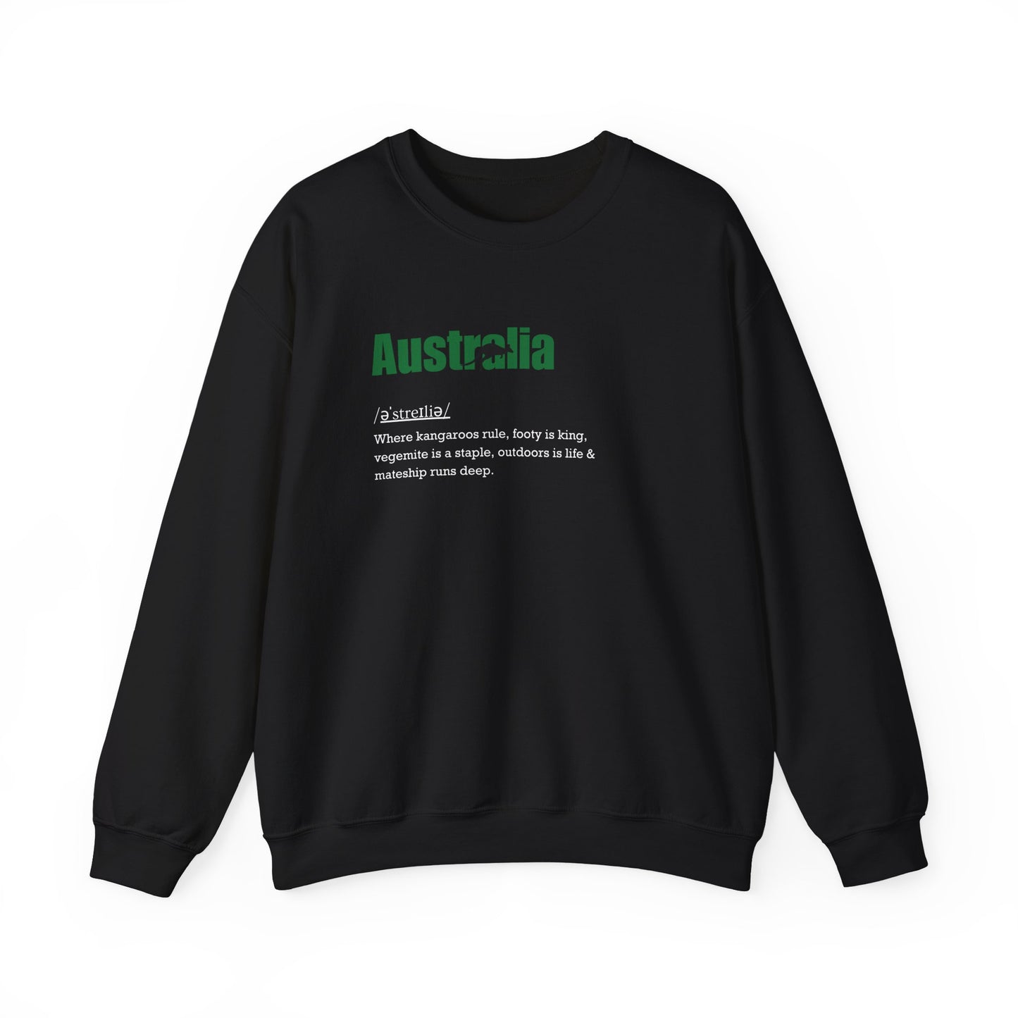 Spirit of Australia - Unisex Heavy Blend™ Crewneck Sweatshirt, Cozy, Durable, Classic Fit