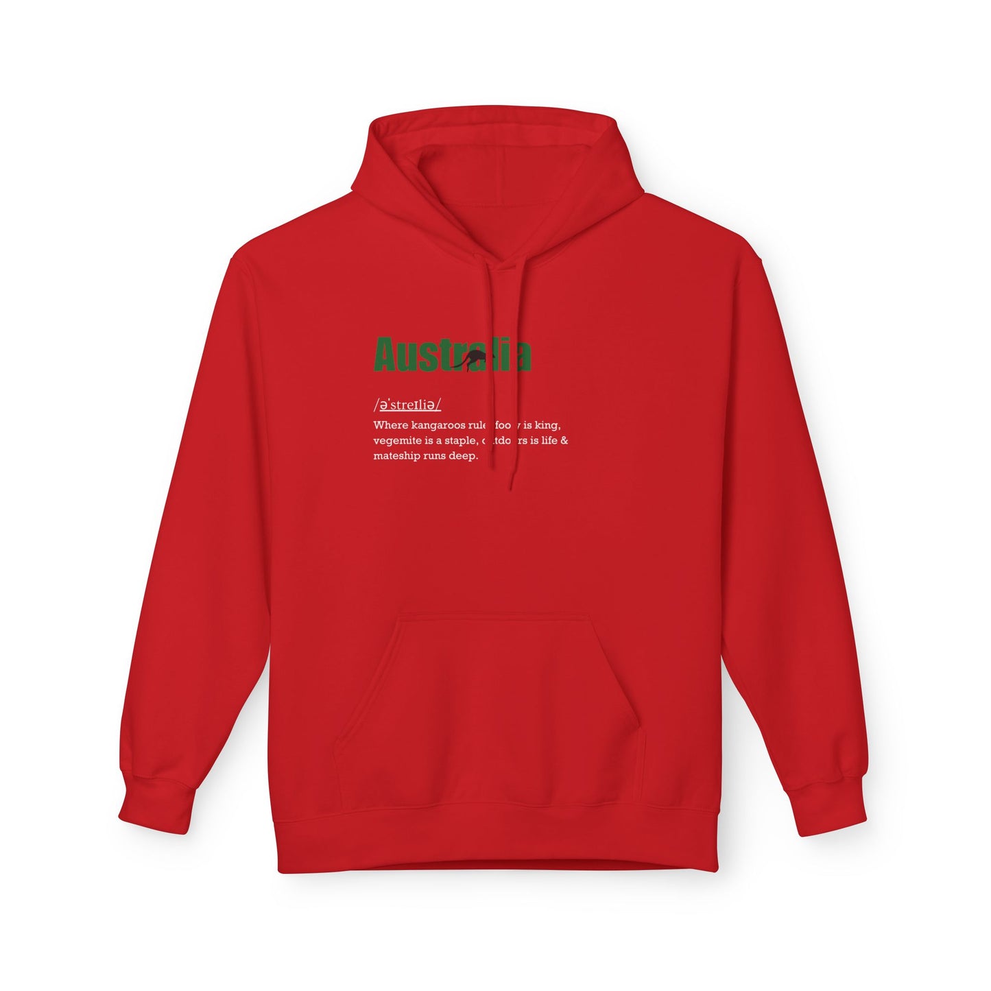 Australia Fleece Hoodie