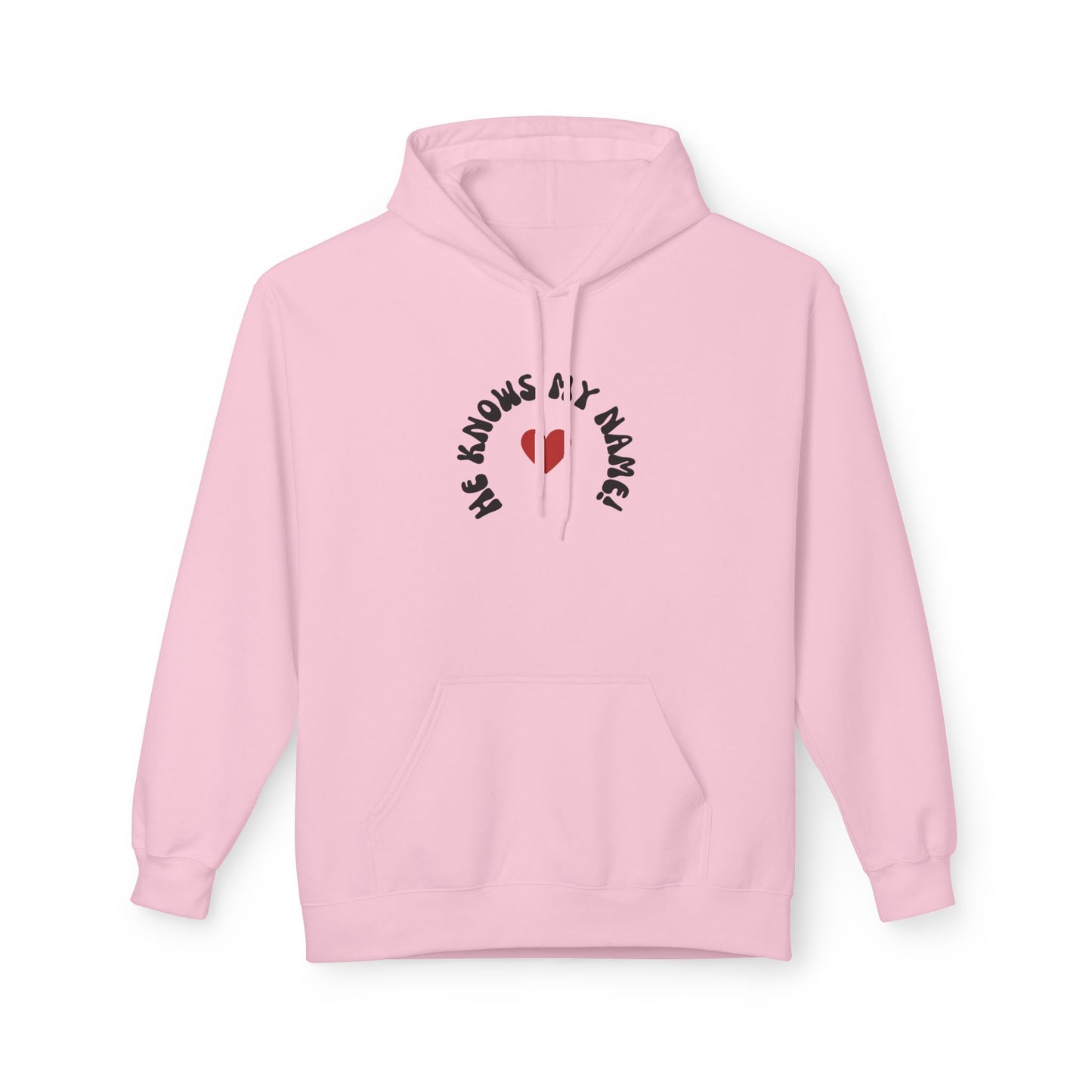 He Knows My Name Fleece Hoodie