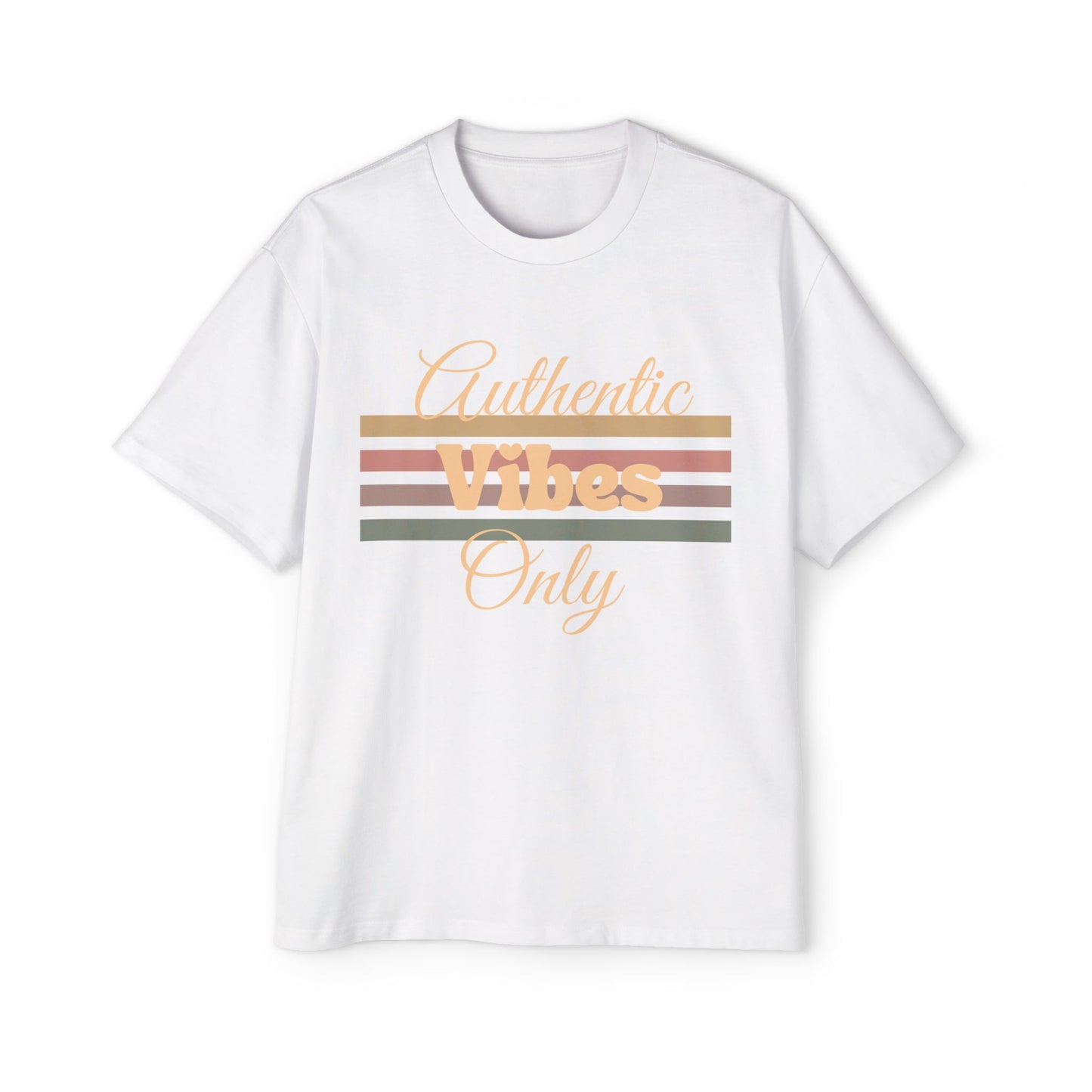 Authentic Vibes Only Oversized T-shirt