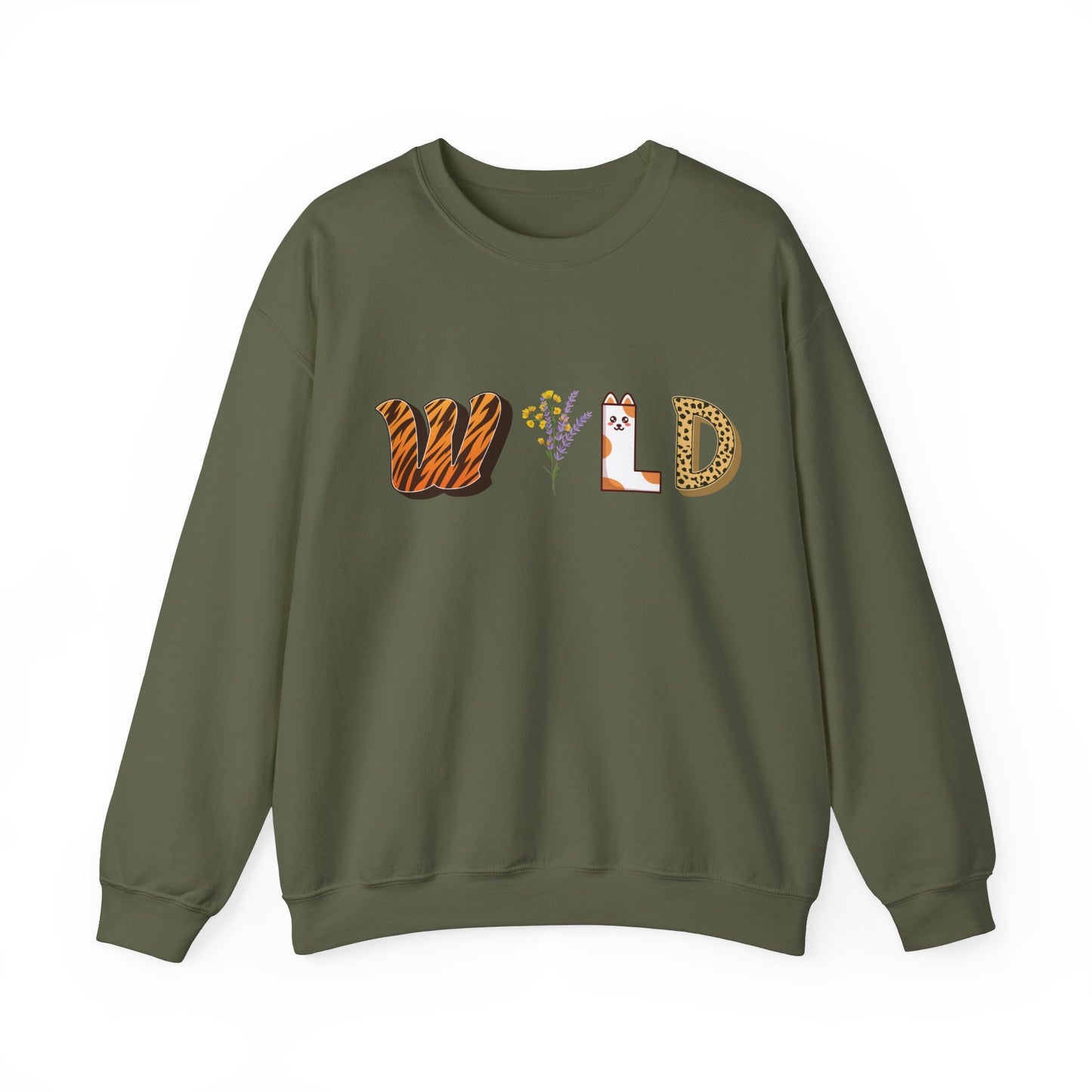 Wild Animal Print Sweatshirt