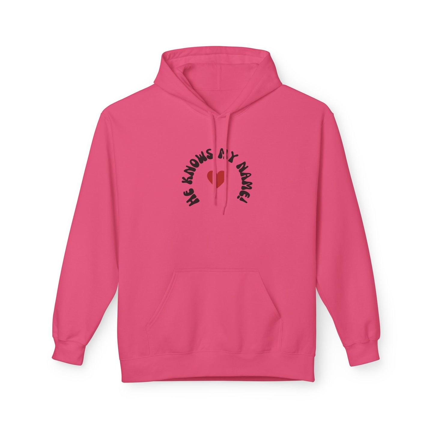 He Knows My Name Fleece Hoodie