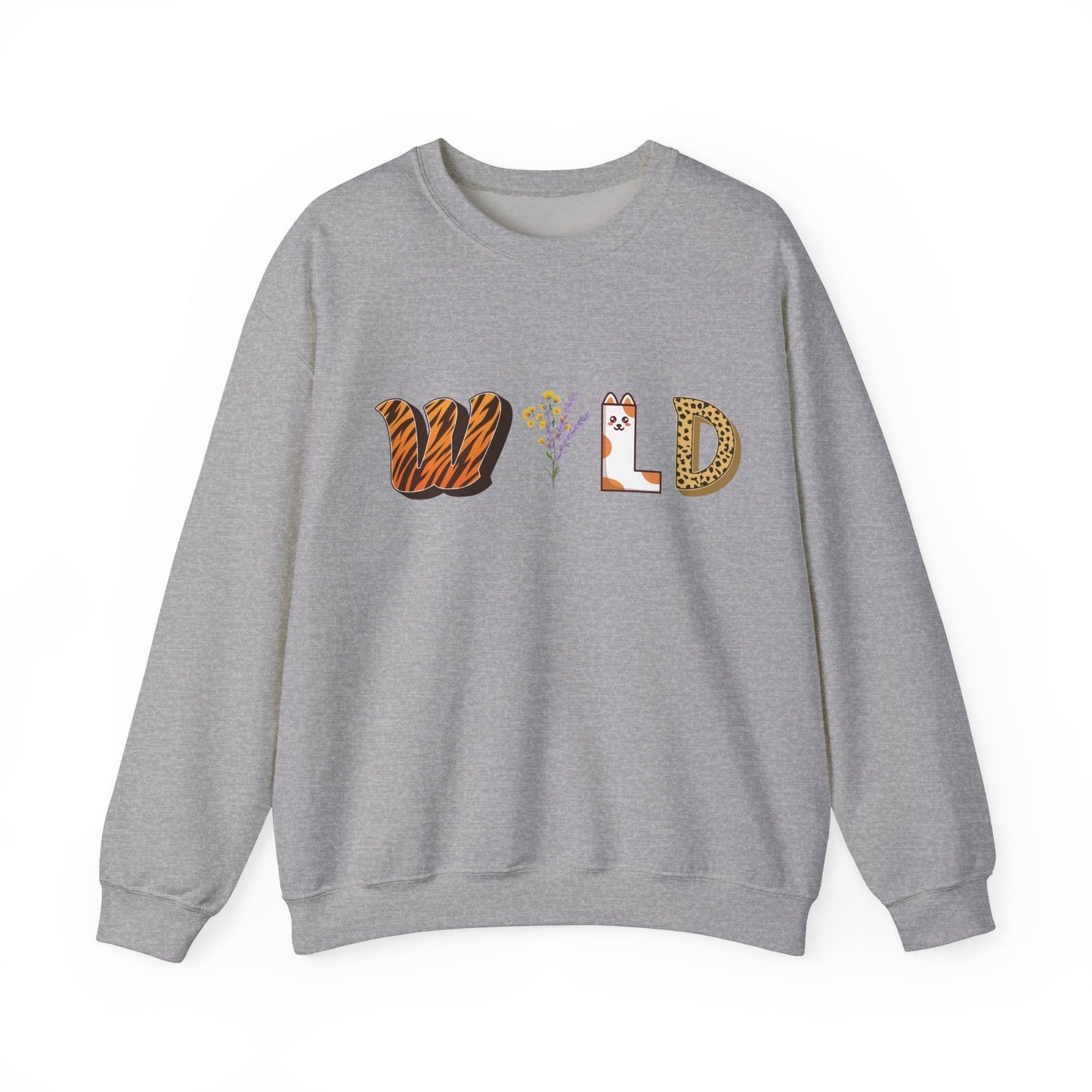 Wild Animal Print Sweatshirt