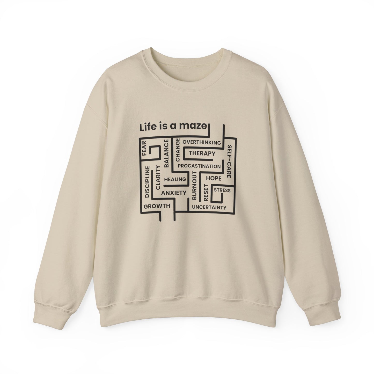 Life Is A Maze Sweatshirt
