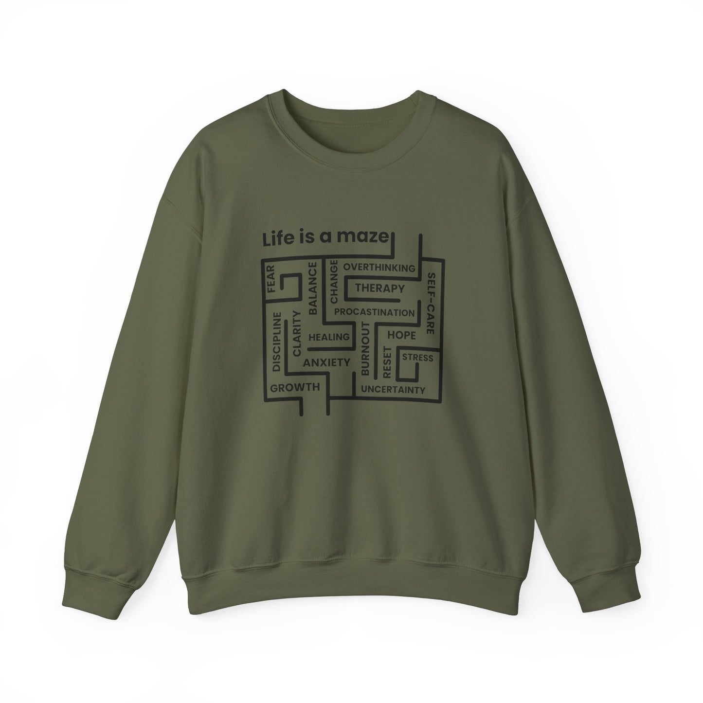 Life Is A Maze Sweatshirt