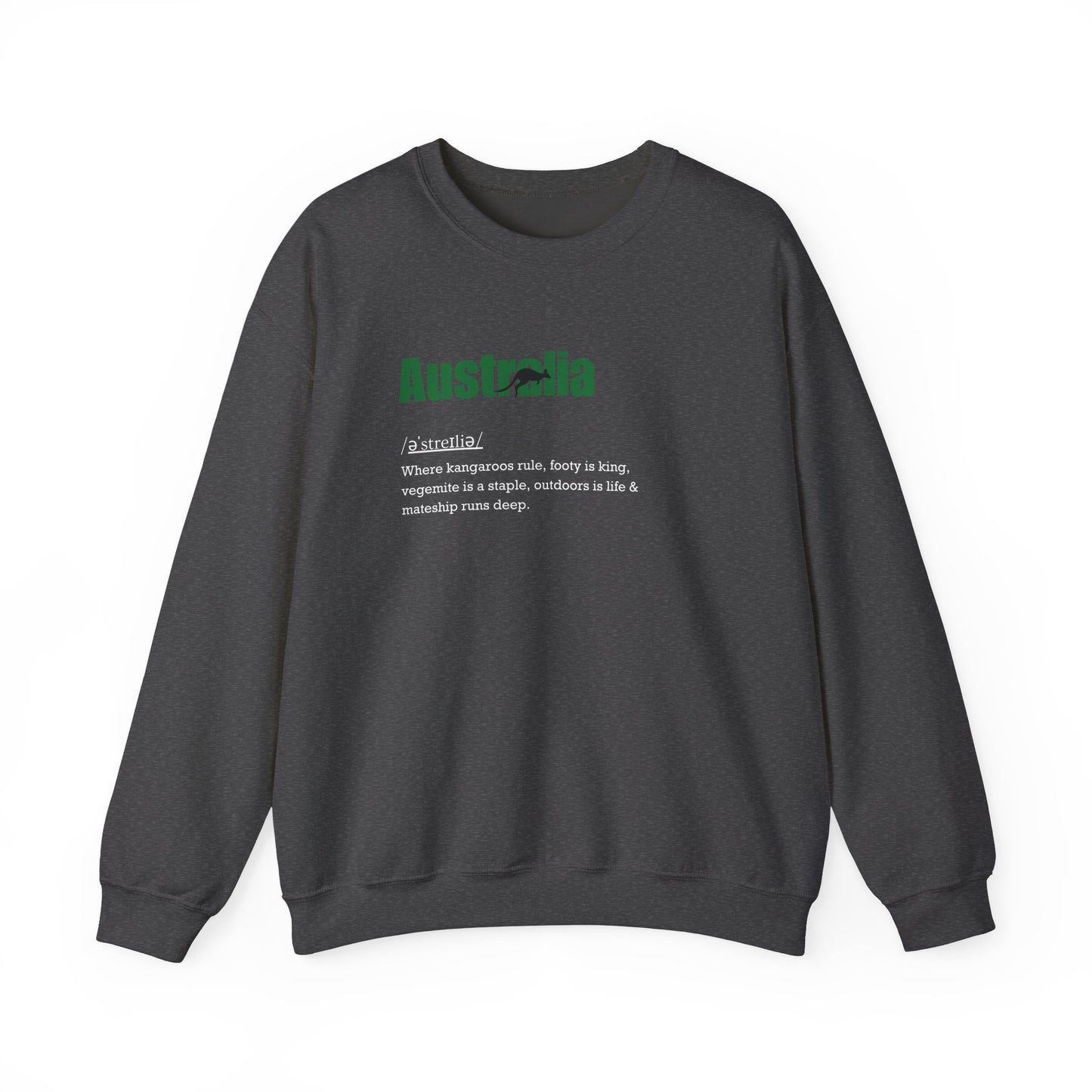 Spirit of Australia - Unisex Heavy Blend™ Crewneck Sweatshirt, Cozy, Durable, Classic Fit