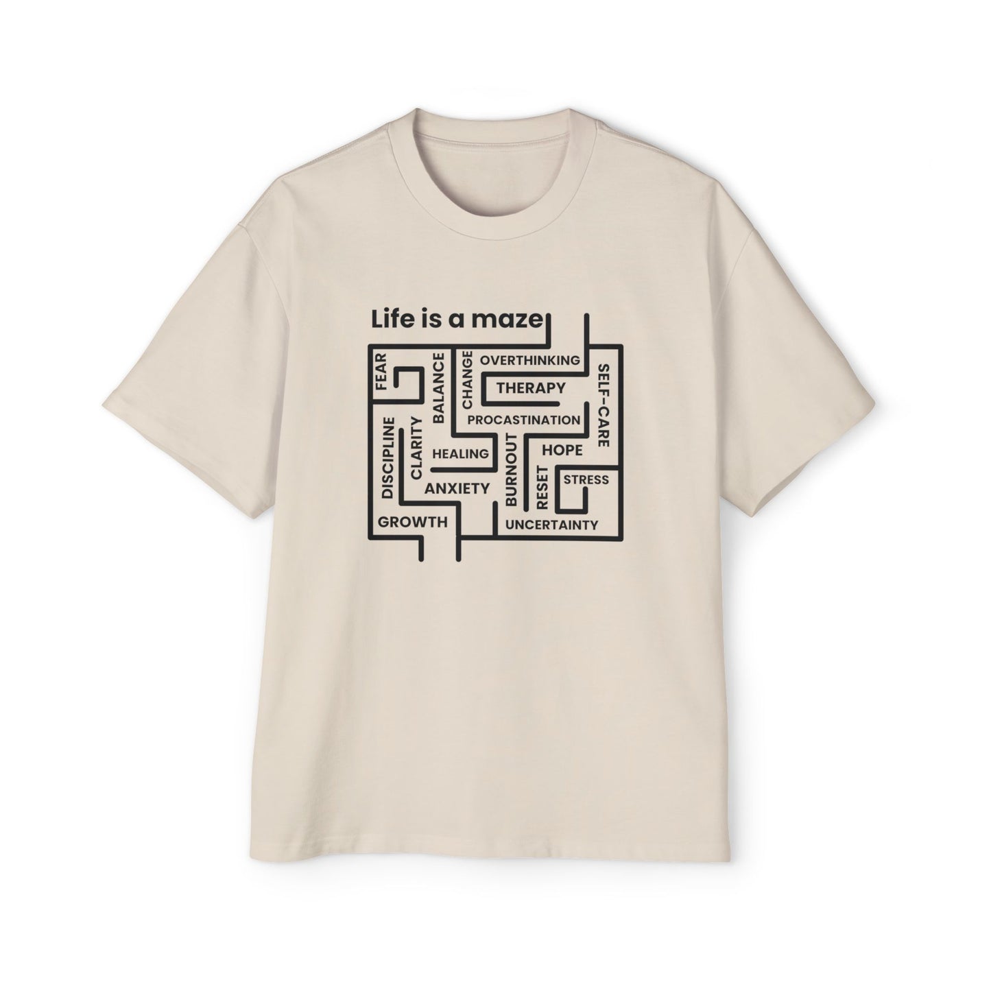 Life is a Maze Oversized T-shirt