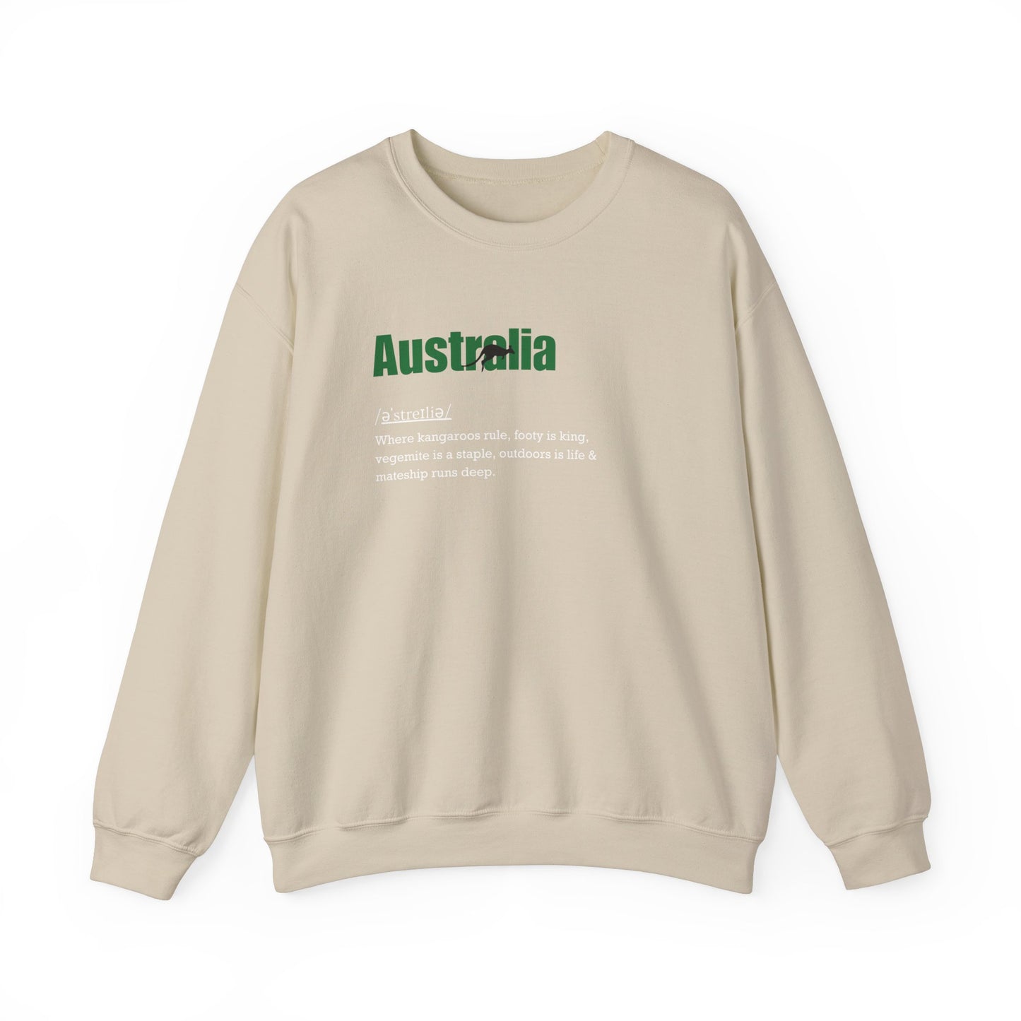 Spirit of Australia - Unisex Heavy Blend™ Crewneck Sweatshirt, Cozy, Durable, Classic Fit