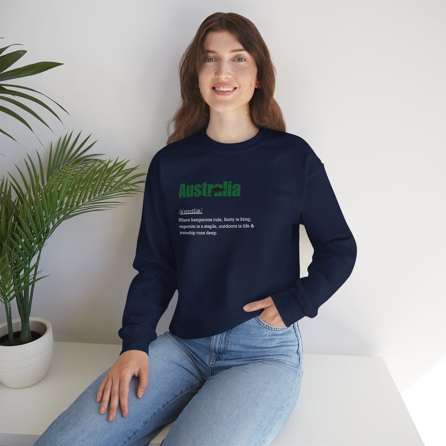 Spirit of Australia - Unisex Heavy Blend™ Crewneck Sweatshirt, Cozy, Durable, Classic Fit