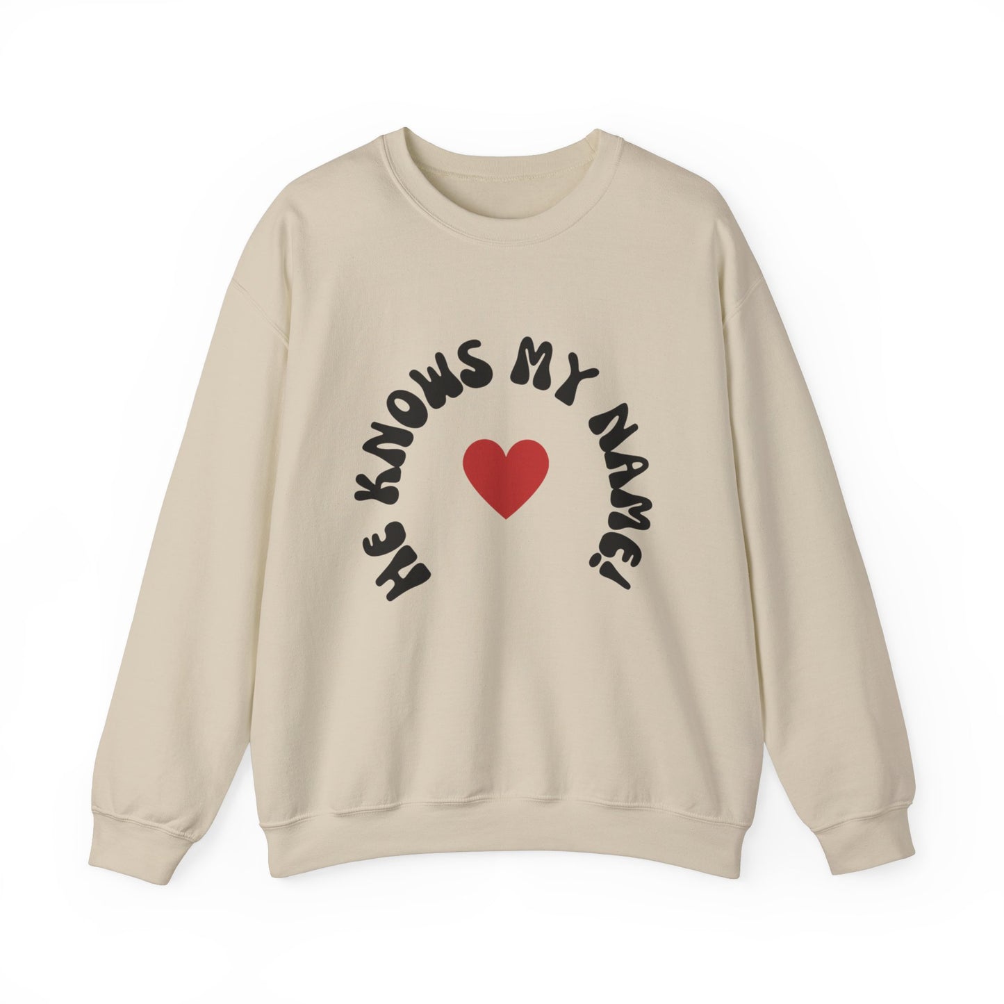 He Knows My Name Crewneck Sweatshirt