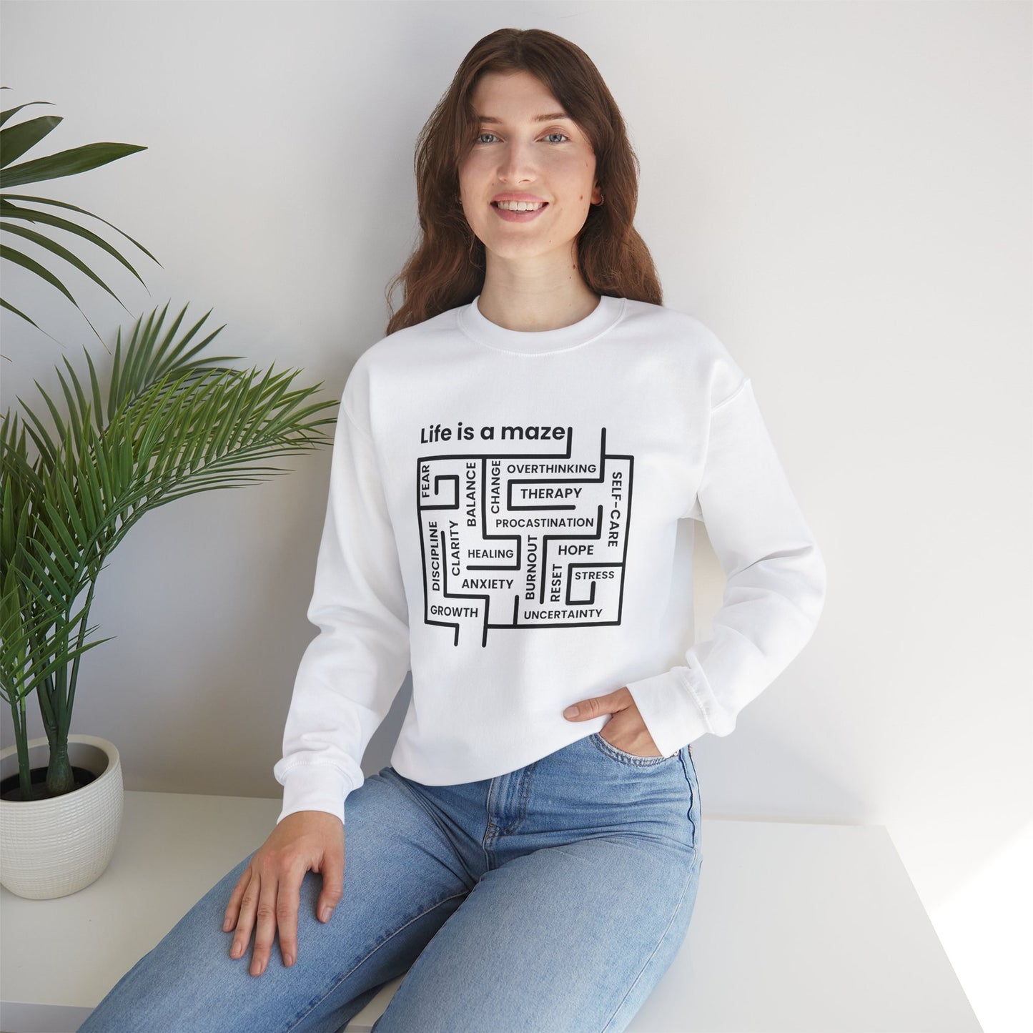 Life Is A Maze Sweatshirt