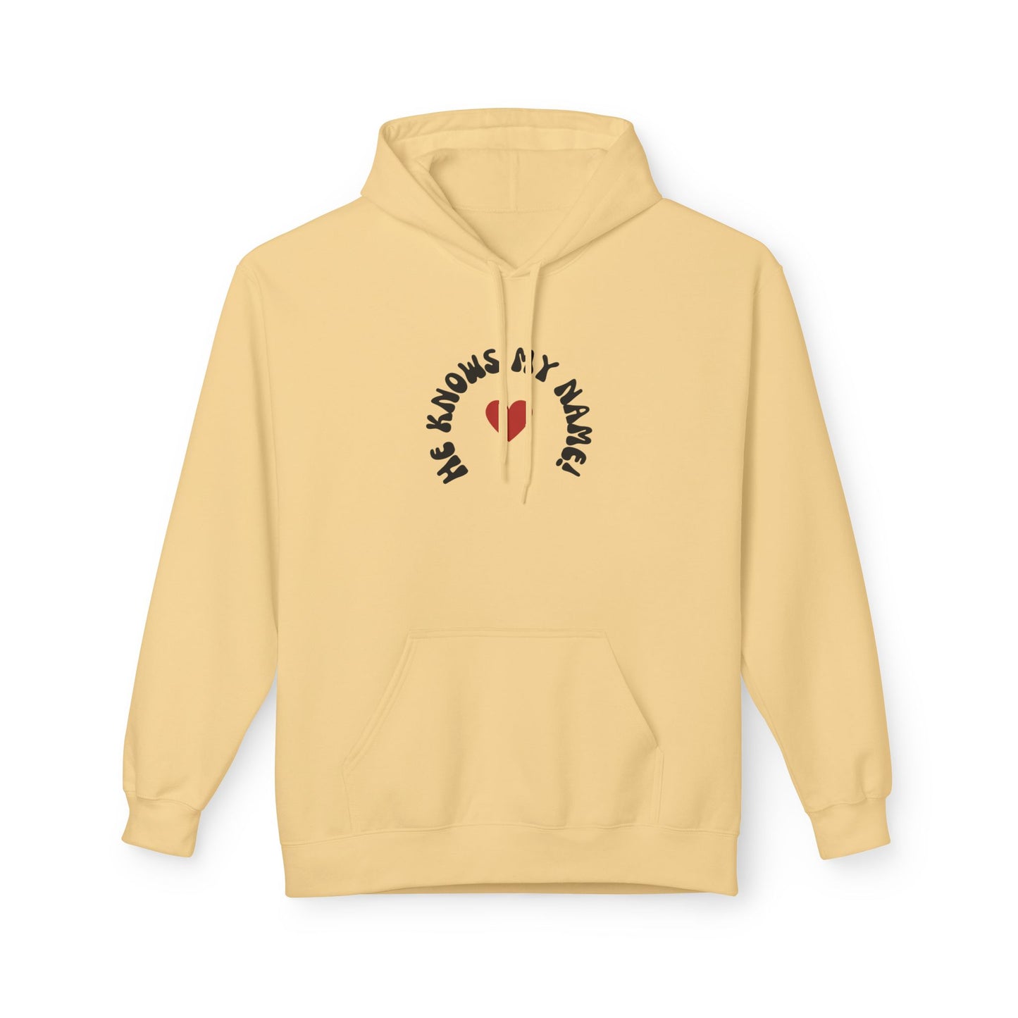 He Knows My Name Fleece Hoodie