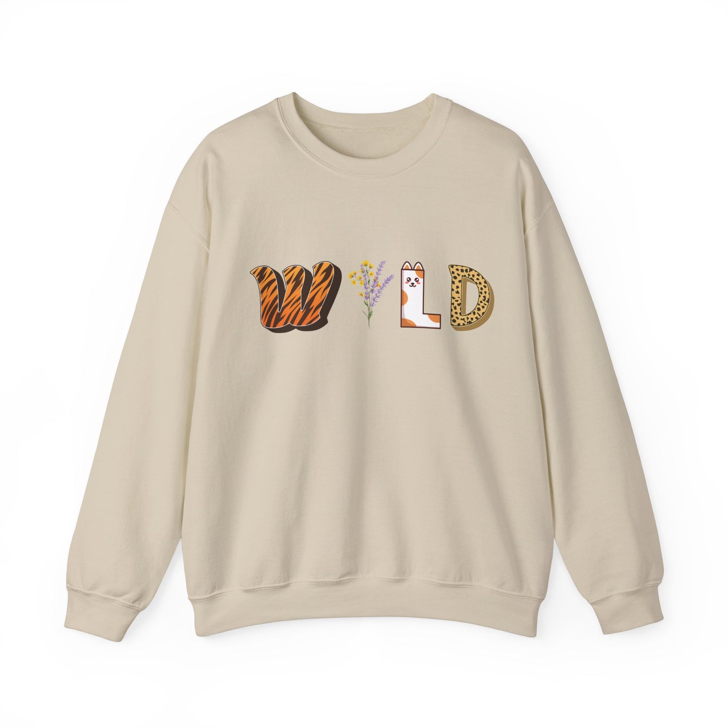 Wild Animal Print Sweatshirt