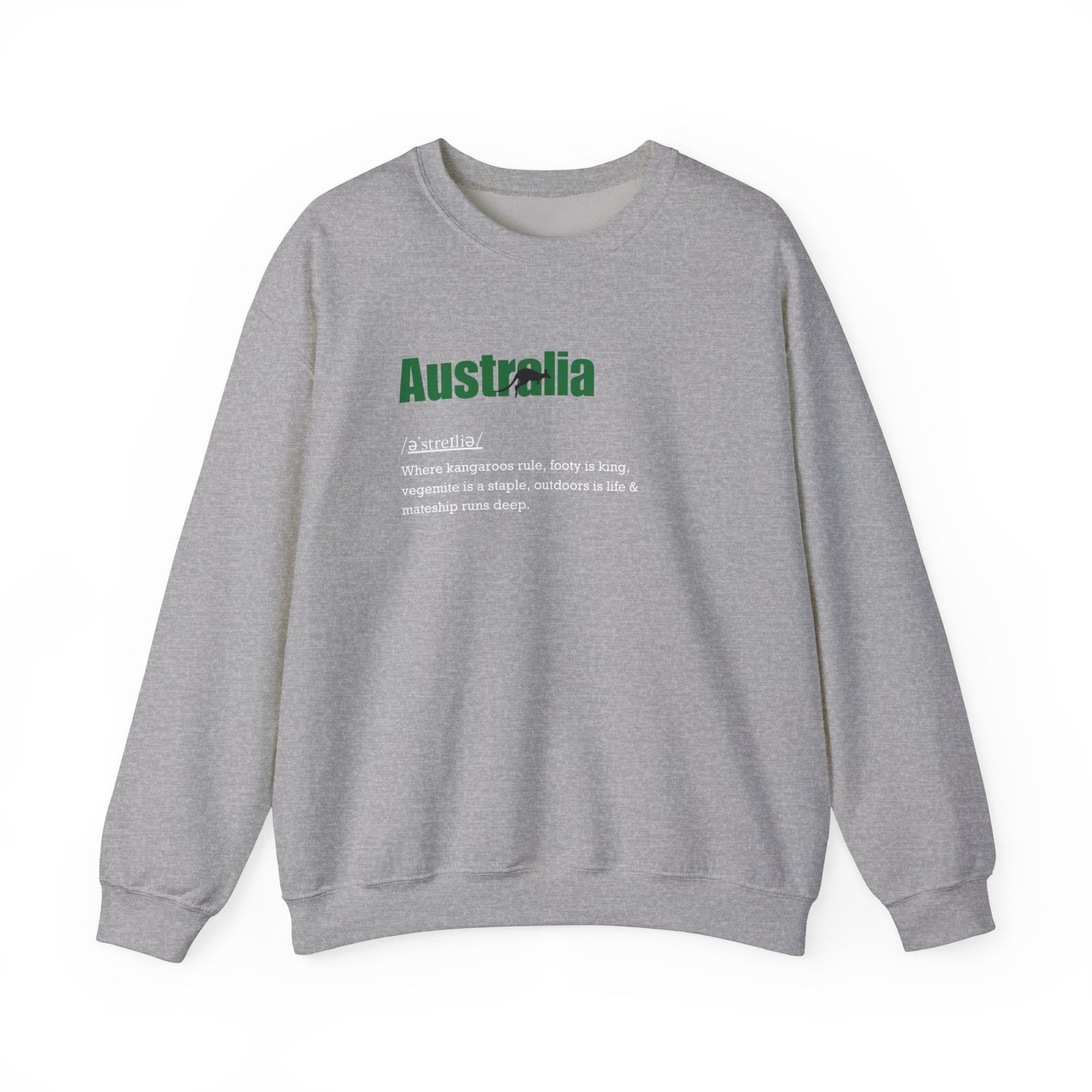 Spirit of Australia - Unisex Heavy Blend™ Crewneck Sweatshirt, Cozy, Durable, Classic Fit