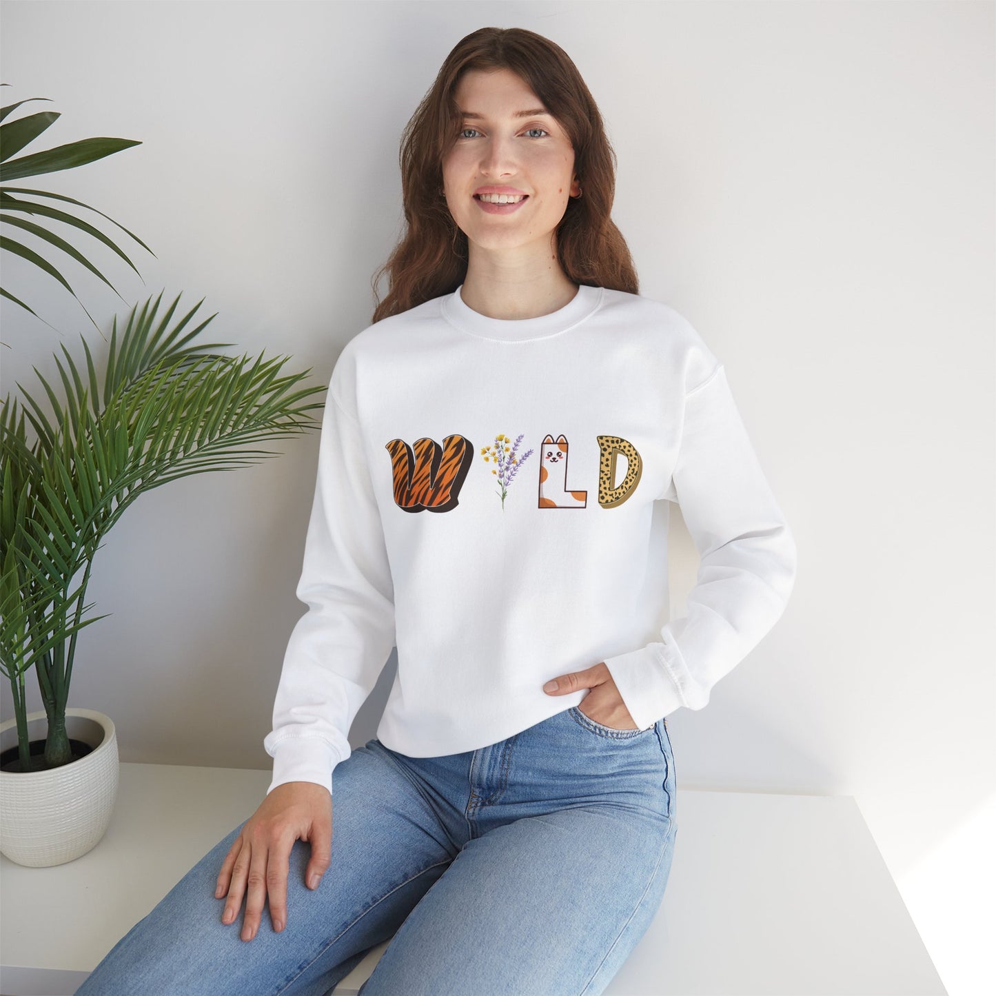 Wild Animal Print Sweatshirt